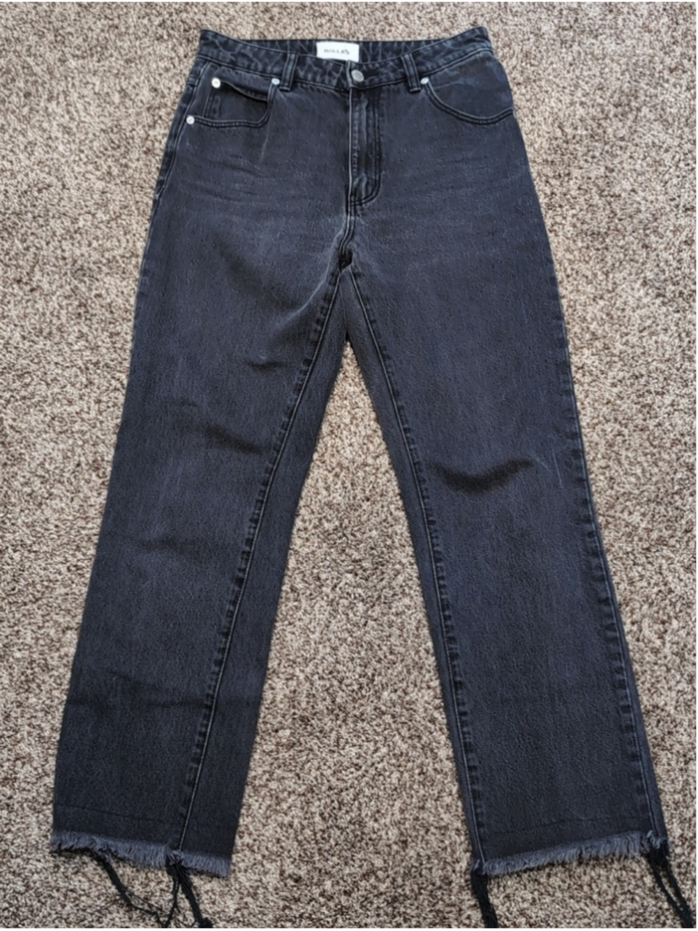 Rolla's Original Cropped Straight Jeans Size 27